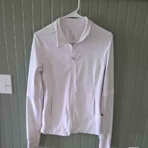 White Zip-Up Jacket